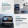 Robot aspirapolvere e scopa connesso con base svuotante EZICLEAN All-in-one Z10 Plus - 240 min - 6000 pa - 180 m - 1,5 L