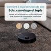 EZIclean I-BOT Z6 MAX - Aspirapolvere e robot lavapavimenti connessi 150 min - 2 kPa - 0,43 L - Nero