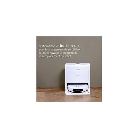 Robot aspirapolvere EZVIZ RS2 con dock - Lavaggio/asciugatura/pulizia/riempimento automatici - 4000 Pa