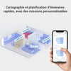 Robot aspirapolvere EZVIZ RS2 con dock - Lavaggio/asciugatura/pulizia/riempimento automatici - 4000 Pa