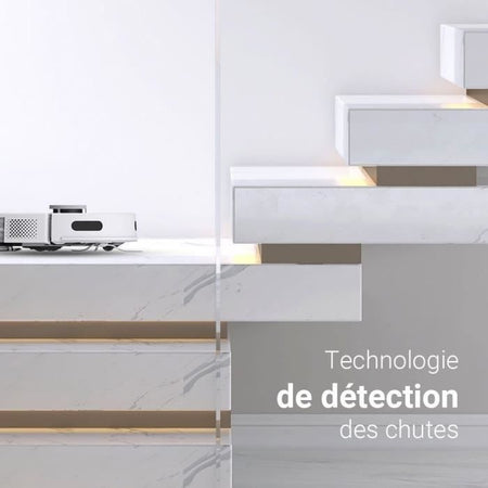 EZVIZ RE5 - Robot aspirapolvere - Potenza 4000 Pa - Navigazione LIDAR - Evitamento ostacoli - Rilevamento tappeti