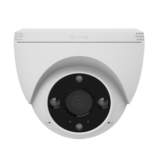EZVIZ H4 2K - TELECAMERA DOME WI-FI DA ESTERNO - IP67 - LUCE STROBO E SIRENA - SENSORE MOVIMENTO - AUDIO BIDIREZIONALE - PRIVACY MASK PER OSCURAMENTO ZONE - VISIONE NOTTURNA A COLORI - SCHEDE MICRO SD FINO A 512GB