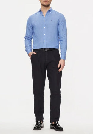 Tommy Hilfiger CAMICIA PIGMENT DYED LI SOLID RF SHIRT da uomo