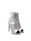 Giuseppe Zanotti Stivaletti Open Toe in Silver da donna