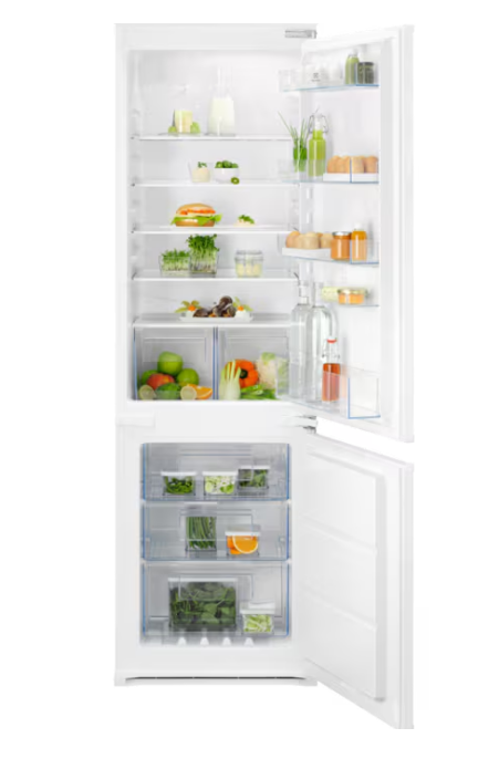 Electrolux lnt6ne18s frigocongelatore da incasso, classe e, total no frost, serie 500 coldsense ,h.177,2 cm