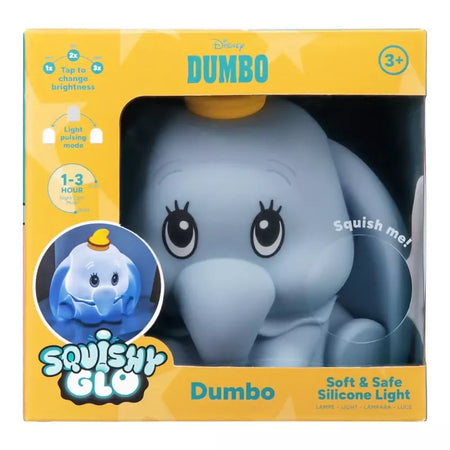 Disney Squishy Glo Silicone Light Dumbo lampada