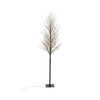 Albero di natale Sparkly con 1480 microled luce calda decorazione da esterno h 210 cm