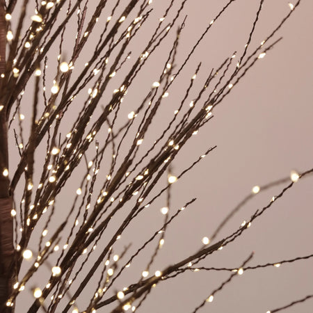 Albero di natale "Sparkly" con 1480 microled luce calda decorazione da esterno h 210 cm