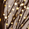 Albero di natale Sparkly con 1480 microled luce calda decorazione da esterno h 210 cm