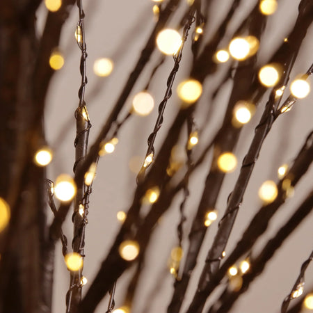 Albero di natale "Sparkly" con 1480 microled luce calda decorazione da esterno h 210 cm