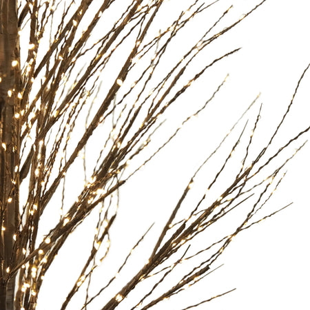 Albero di natale "Sparkly" con 1480 microled luce calda decorazione da esterno h 210 cm