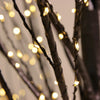 Albero di natale Sparkly con 1480 microled luce calda decorazione da esterno h 210 cm