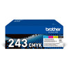 ORIGINALE Brother Multipack nero / ciano / magenta / giallo TN-243CMYK