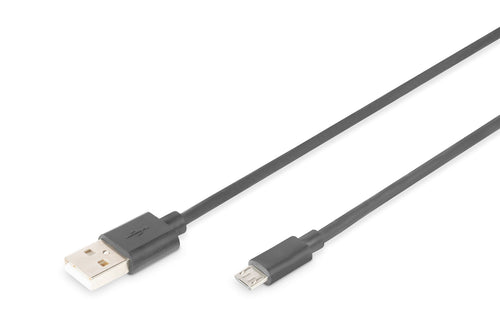 Cavo Di Connessione Micro Usb 2.0 B - Lunghezza Mt. 1,80 Schermato