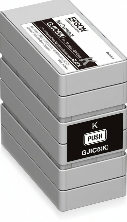ORIGINALE Epson Cartuccia d'inchiostro nero C13S020563 GJIC5-K 97,8ml
