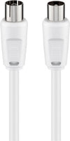 Cavo Antenna Maschio/Femmina Mt 1,50 Colore Bianco