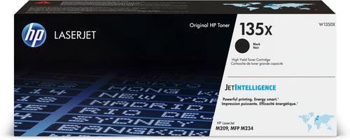 ORIGINALE HP toner nero W1350X 135X 2400 pagine Cartuccia Toner Nero Originale LaserJet 135X ad alta capacit?
