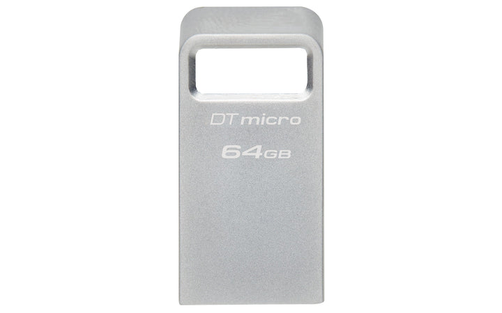 Kingston Technology DataTraveler Micro unità flash USB 64 GB USB tipo A 3.2 Gen 1 (3.1 Gen 1) Argento