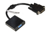 Adattatore Attivo Video Dvi-D 24+1 Maschio / Vga 15 Poli Femmina