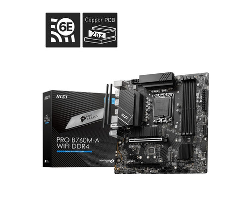 MSI PRO B760M-A WIFI DDR4 (1700) (D)