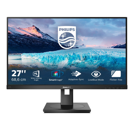 Philips Monitor 27 Led Ips 16:9 Fhd 4Ms 250 Cd/M Vga/Dvi/Dp/Hdmi Pivot Multimediale