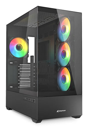 Sharkoon Case Ak6 Rgb Black Atx