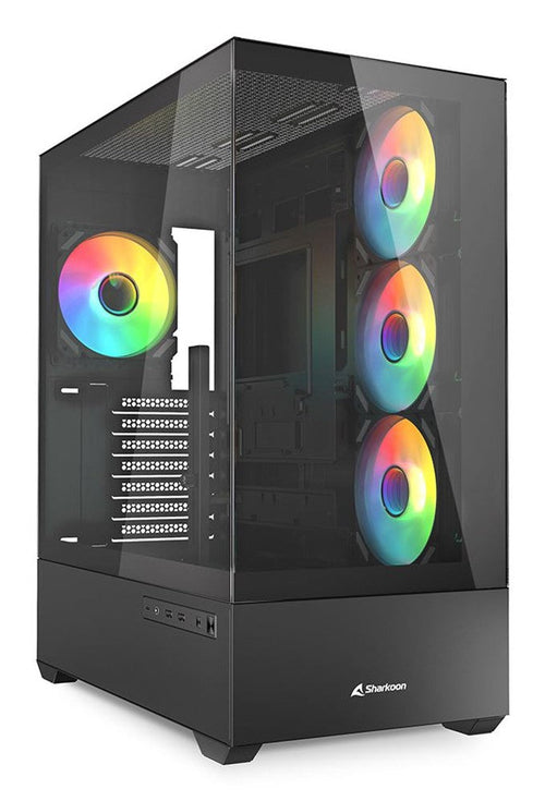 Sharkoon Case Ak6 Rgb Black Atx