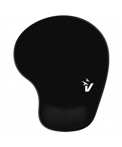 Vultech Mousepad Tappetino Per Mouse Ergonomico Mp-02N Nero Con Gel