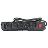 Vultech Multipresa Bipasso 5 Posti Per Ups, Iec14, Tasto On/Off