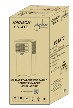 Johnson Estate - Climatizzatore Portatile per un Rinfresco Efficiente e Personalizzato