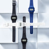 CASIO VINTAGE Mod. F-91 BIO RESIN STRAP - BLUE