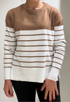 Maglia dolcevita righe
