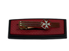 Set gemelli + fermacravatta Malta rosso