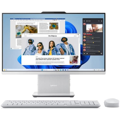 PC All-in-One LENOVO IdeaCentre AIO 24ARR9  Windows 11 - Ryzen 5 7535HS - 8 GB di RAM - 512 GB SSD - AZERTY