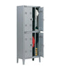 Armadietto spogliatoio a norma ASL a 4 posti sovrapposto cm. 70x47x180h