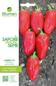 Peperone Furret F1 Tipologia Snack Rosso