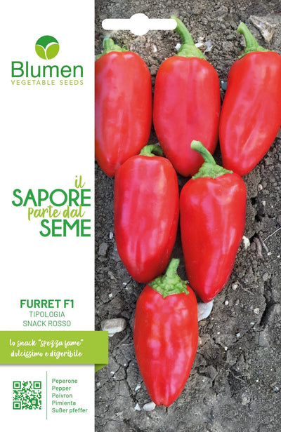 Peperone Furret F1 Tipologia Snack Rosso Semi Blumen