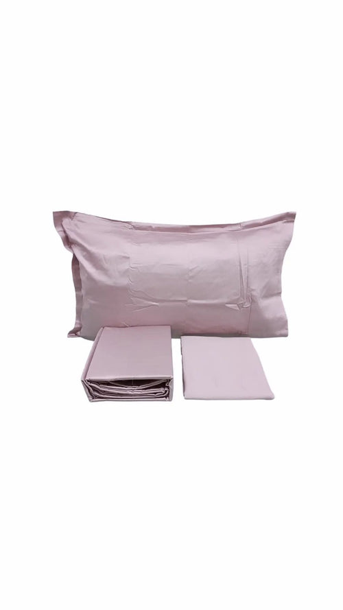 Completo Lenzuola Matrimoniale Raso Luxury Cotone