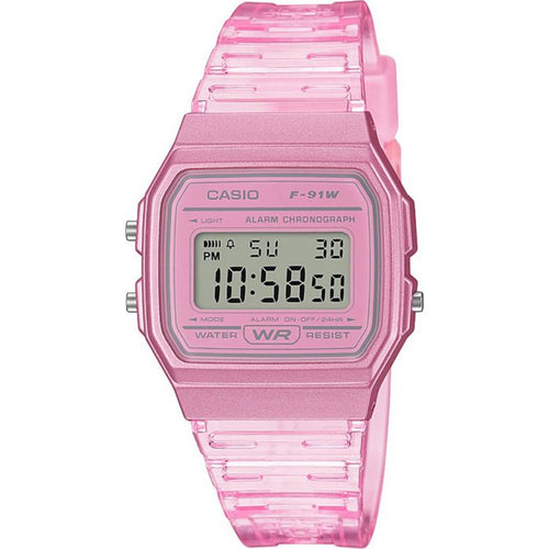 Orologio CASIO Collection F-91WS-4EF crono, sveglia, calendario automatico
