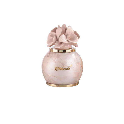 Lampada Bomboniera Orchidea Rosa Melaverde – Porcellana Made in Italy