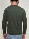 T-shirt manica lunga verde militare