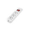 MULTIPRESA 3 POSTI CON INTERRUTTORE SENZA CAVO - CABLAGGIO CONSIGLIATO cod. FA3093500