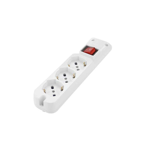 MULTIPRESA 3 POSTI CON INTERRUTTORE SENZA CAVO - CABLAGGIO CONSIGLIATO cod. FA3093500