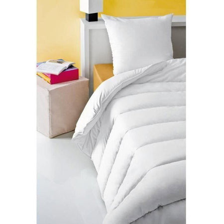 Piumino antiacaro - 220 x 240 cm - Caldo - 400 g/m 2 persone - Bianco - ABEIL