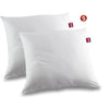 Set di 2 cuscini antiacaro - 60 x 60 cm - 100% cotone trattato biologico - ABEIL