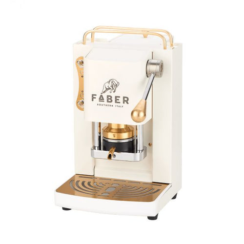 FABER MACCHINA DA CAFFE' A CIALDE PRO MINI DELUXE PURE WHITE