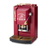FABER MINI PRO DELUXE ROSSO CILIEGIA - MACCHINA PER CAFFE'' - PRESSACIALDA IN OTTONE - ELETTROVALVOLA E TERMOSTATO 95 - TELAIO IN ACCIAIO