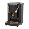 FABER PICCOLA SLOT BRASS EDITION - MACCHINA PER CAFFE'' CON PRESSACIALDA IN OTTONE - TELAIO IN METALLO NERO CON ELEMENTI DORATI E FRONTALE IN POLICARBONATO NERO