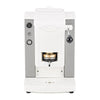 FABER SLOT PLAST BASIC - MACCHINA PER CAFFE'' CON PRESSACIALDA IN OTTONE - TELAIO IN METALLO GRIGIO E FRONTALE IN POLICARBONATO BIANCO