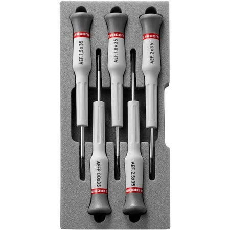 Set di 5 cacciaviti di precisione microtech - FACOM - AEF.J1PB